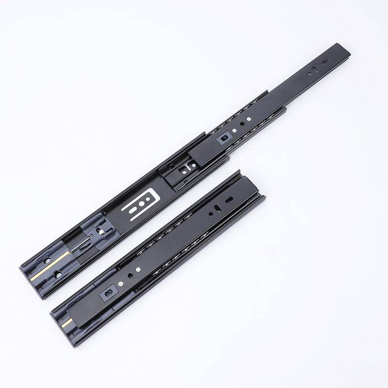 Factory 45MM Ball Bearing Telescopic Channel Drawer Slide Telescopic 304 Stainless Steel Metal Furniture Parts Kitchen Cabinet
