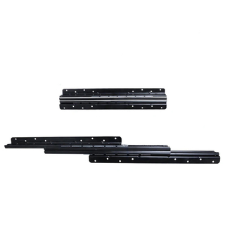 Undermount Heavy Duty Drawer Slides 16 24 32 40 Inch Ball Bearing Under Stair Cabinet Rails Bottom Glides Track Runners