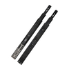 Furniture Hardware Zinc Plated 45mm Push Open Telescopic Drawer Slides Telescopic Channel Options for Damping and Buffering
