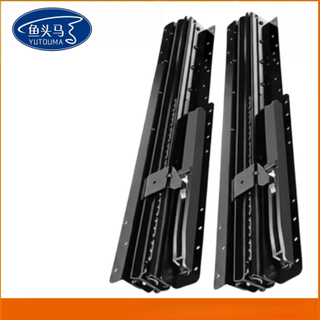 Undermount Heavy Duty Drawer Slides 24 Inch Bottom Mounted Full Extension Hidden Drawer Slides Ball Bearing Metal Rails Track