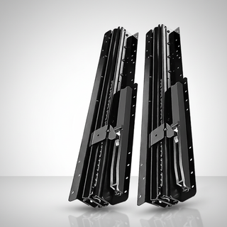 Undermount Heavy Duty Drawer Slides Rail Bottom Mounted Full Extension Runners Hidden Glides Staircase Cupboard Cabinet Wardrobe