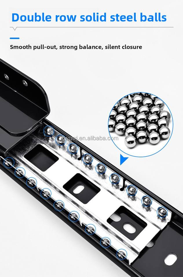 Heavy Duty Track Guide Rail Bay Window Desk Top Telescopic Extension Slide Rail Window Sill Pull-Out Table Desk with Lock