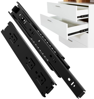 38 Inch Telescopes Drawer Slides Kitchen Cabinet Slide Rails Push Open Drawer Channel Soft Close Ball Bearing Drawer Slides