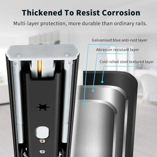 Full Extension Heavy Duty 100 Pound Ball Bearing Metal Drawer Slides Soft Close 14 Inch Runners for Side Mount 12 16 18 20