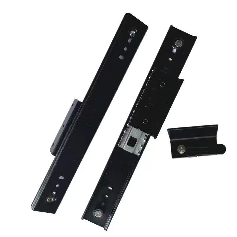 Heavy Duty Drawer Slides Invisible Bay Window Rail Push-Pull Desk Silent Track Home Sill Extendable Countertop Hardware Kit