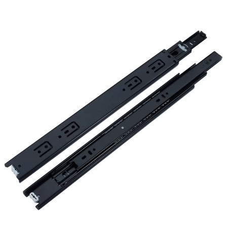 Furniture Hardware Cheaper Two Balls Galvanized 45mm Regular Ball Bearing Drawer Channels