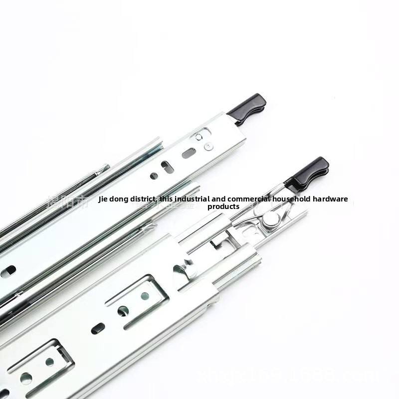 51mm Factory Direct Sale Heavy Duty Drawer Slides 1 Pair Full Extension Ball Bearing Sliding Rails Cabinet Runners Tracks