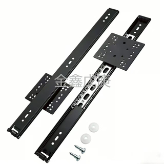 Hidden Pocket Door Slides Pocket Slide Hinges for Installing for Cabinet Doors, Wardrobe Doors, Storage Cabinet Doors