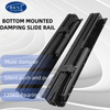 Bottom Mounted Damping Slide Rail Heavy Duty Drawer 16 24 32 40 Inch Glides Track Runners Ball Bearing for Stair Cabinet 