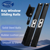 Heavy Duty Track Guide Rail Bay Window Desk Top Telescopic Extension Slide Rail Window Sill Pull-Out Table Desk with Lock