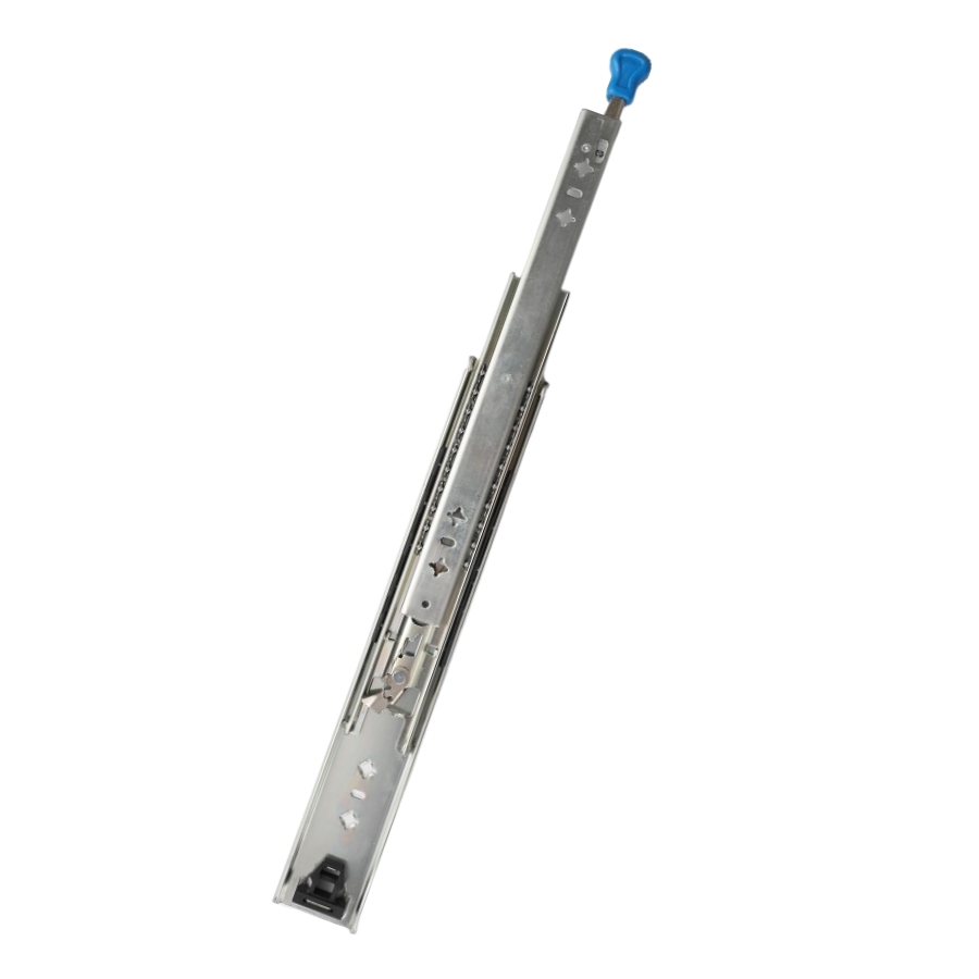 Telescopic Slide 53mm 3 Fold Drawer Slide Ball Bearing Drawer Slide Drawer Slide Full Extension Slide