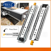 7630 Heavy Industrial Duty Drawer Slides Triple Full Extension Ball Bearing Drawer Furniture Hardware Telescopic with Lock