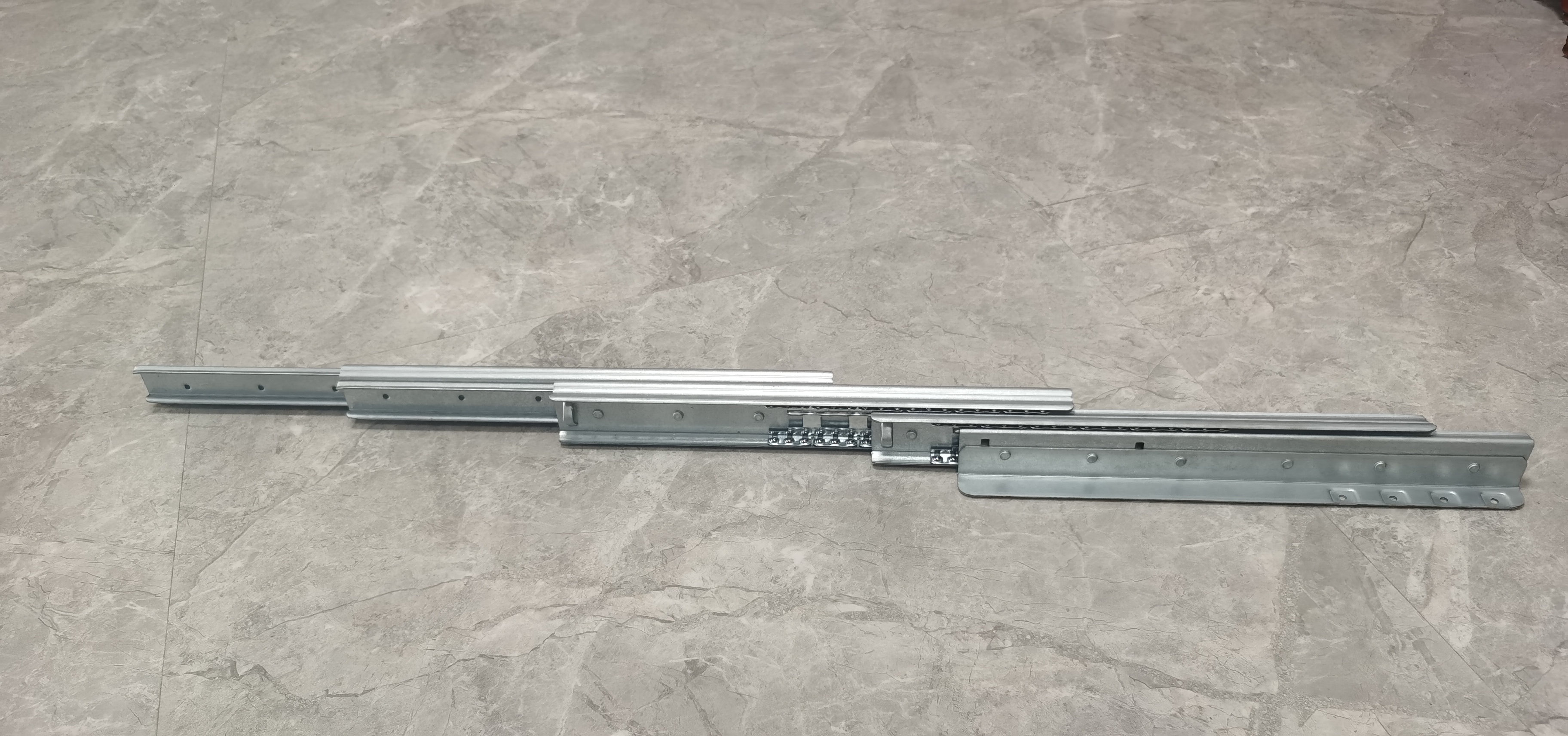 50 Inch Full Extension Silent Metal Cabinet Sliding Rails Heavy Duty 160LB Aluminum Evaporation Slides for Kitchen