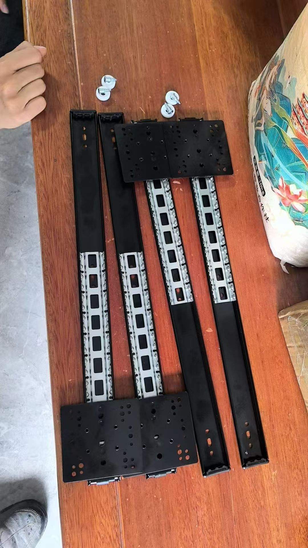 KV Pivot Door Slide Hardware Inset Application Self Closing 16 1/8