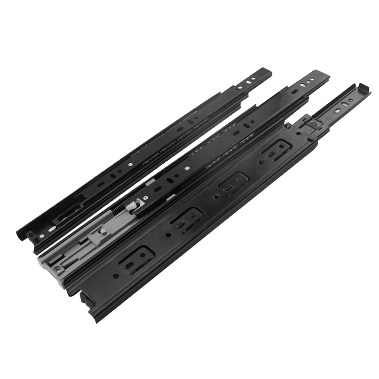 Modern Full Extension Telescopic Drawer Slides Channel Zinc-Plated Steel Furniture Hardware for Kitchen & Dining Cabinets