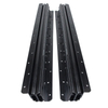 Heavy-Duty Three-Section Telescopic Slide Rail Bottom-Mounted Buffer Shoe Cabinet Base Thickened Heavy-Duty Drawer Track