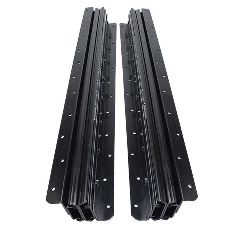 Heavy-Duty Three-Section Telescopic Slide Rail Bottom-Mounted Buffer Shoe Cabinet Base Thickened Heavy-Duty Drawer Track