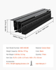 Heavy Duty Drawer Slides Bottom Mounted Full Extension 16 24 32 40 Inch Hidden Under Ball Bearing Metal Rails Track Runners