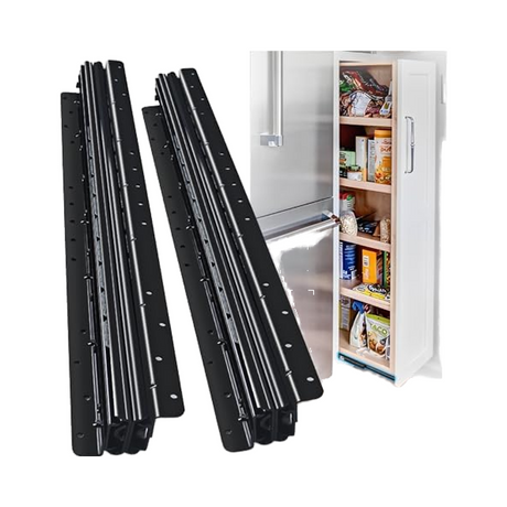 Undermount Heavy Duty Drawer Slides Rail Bottom Mounted Full Extension Runners Hidden Glides Staircase Cupboard Cabinet Wardrobe