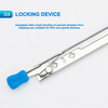 Heavy Duty Locking Drawer Slides 20 22 24 26 28 30 32 34 36 38 40 Inch Side Mount Ball Bearing Runners Full Extension Rails