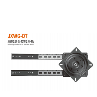 Rotating Sliding Mechanism Retractable Telescopic Integrated With Extendable Dining Kitchen Adjustable Moveable Island Table