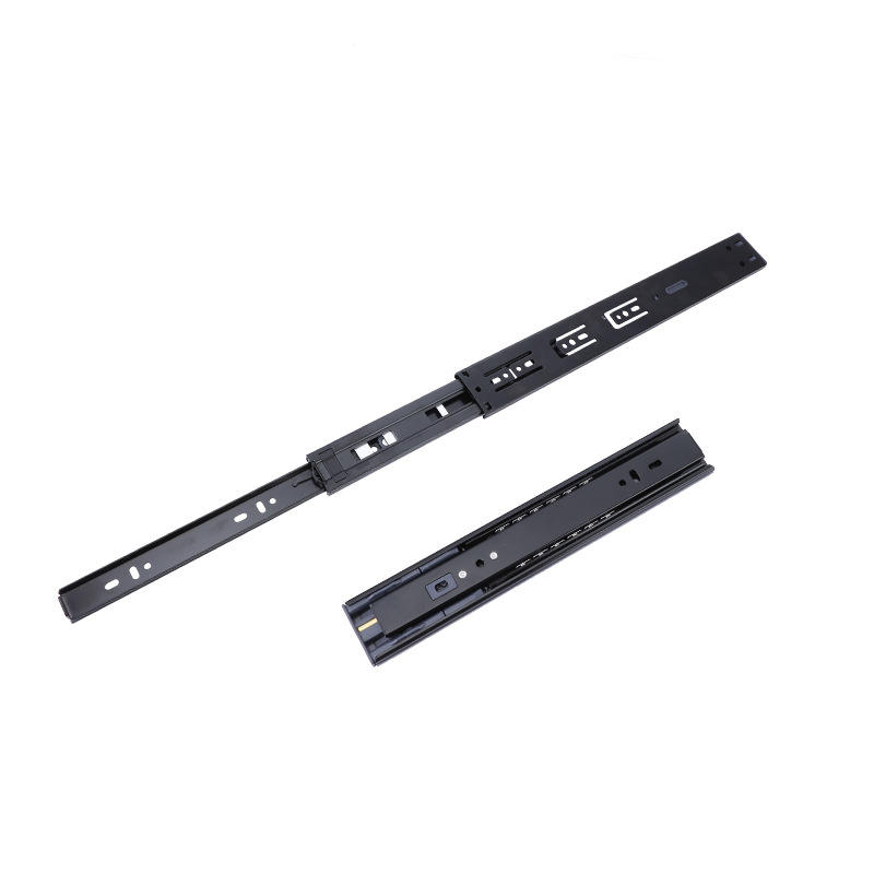 Factory 45MM Ball Bearing Telescopic Channel Drawer Slide Telescopic 304 Stainless Steel Metal Furniture Parts Kitchen Cabinet