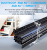 Undermount Heavy Duty Drawer Slides 24 Inch Bottom Mounted Full Extension Hidden Drawer Slides Ball Bearing Metal Rails Track