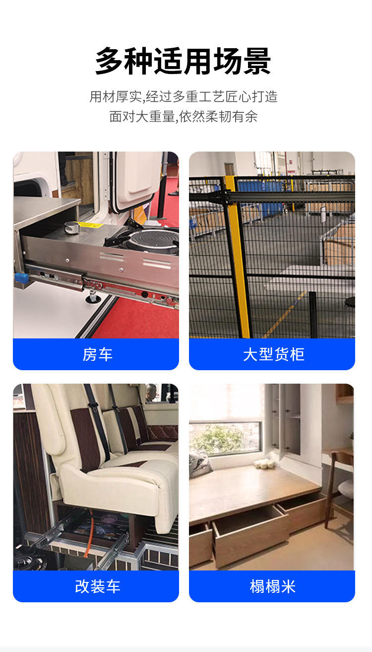 Heavy Duty Soft Close Drawer Slides Full Extension Side Mount 12 14 16 18 20 22 24 Inch Ball Bearing Track Guide Glides Runners