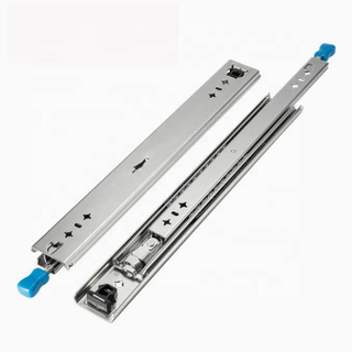 Factory Direct Sales 10" Heavy Duty Drawer Slide with Lock 3-Fold Full Extension, Ball Bearing Lock-in Lock-Out