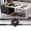 Market Hot 90 Degree Lifting Rotating Dining Table Slide for Kitchen Furniture Swivel Zinc Plate Hardware, Heavy Duty