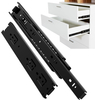 Factory 34 Inch Soft Close Telescopes Kitchen Cabinet Slide Rails Push Open Drawer Channel Ball Bearing Drawer Slides