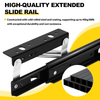 Countertop Extension Slide Rail, Dining Table Extension Tabletop, Concealed Drawer Slides, Push-Pull Lift Functional Hardware