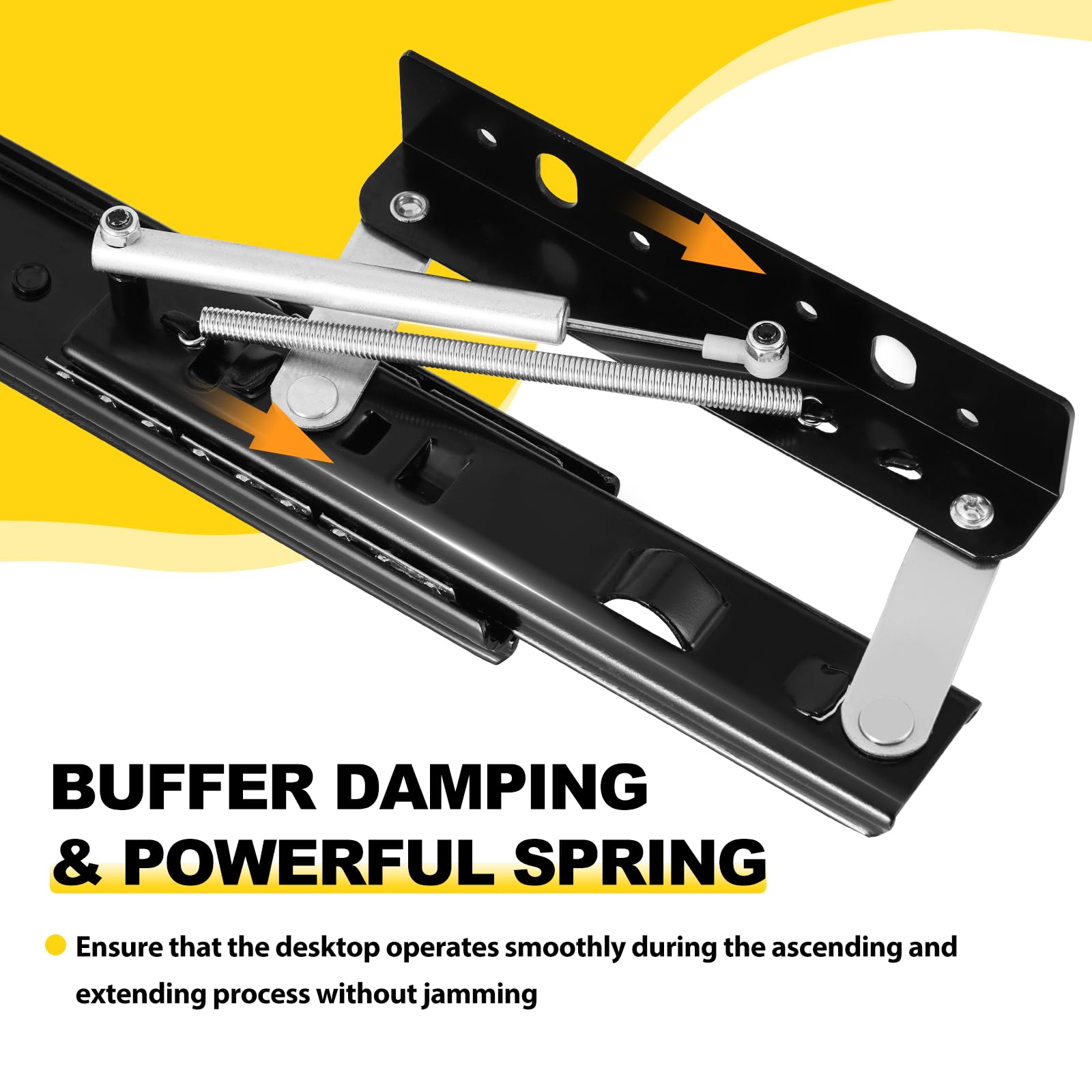 Countertop Extension Slide Rail, Dining Table Extension Tabletop, Concealed Drawer Slides, Push-Pull Lift Functional Hardware
