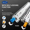 Furniture Hardware 53mm Stainless Steel Ball Bearing 304SS Slide with Hanging-in Hooks Made in China