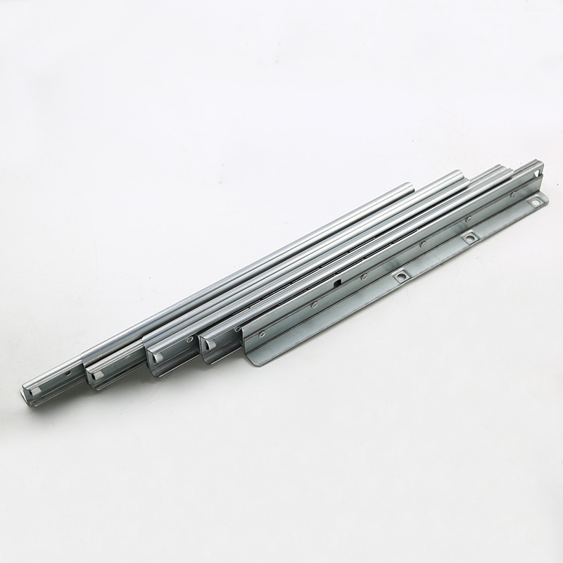 Yutouma Modern Multi Section Invisible Pull Bar Rail Slide Rate Bottom-Mount for Kitchen Hidden Dining Table & Changeable Cabinet