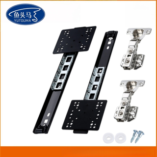 12-Inch Pocket Door Slides Pivot Door Slide Hardware Kit for Inset Cabinet Doors 4 Pieces